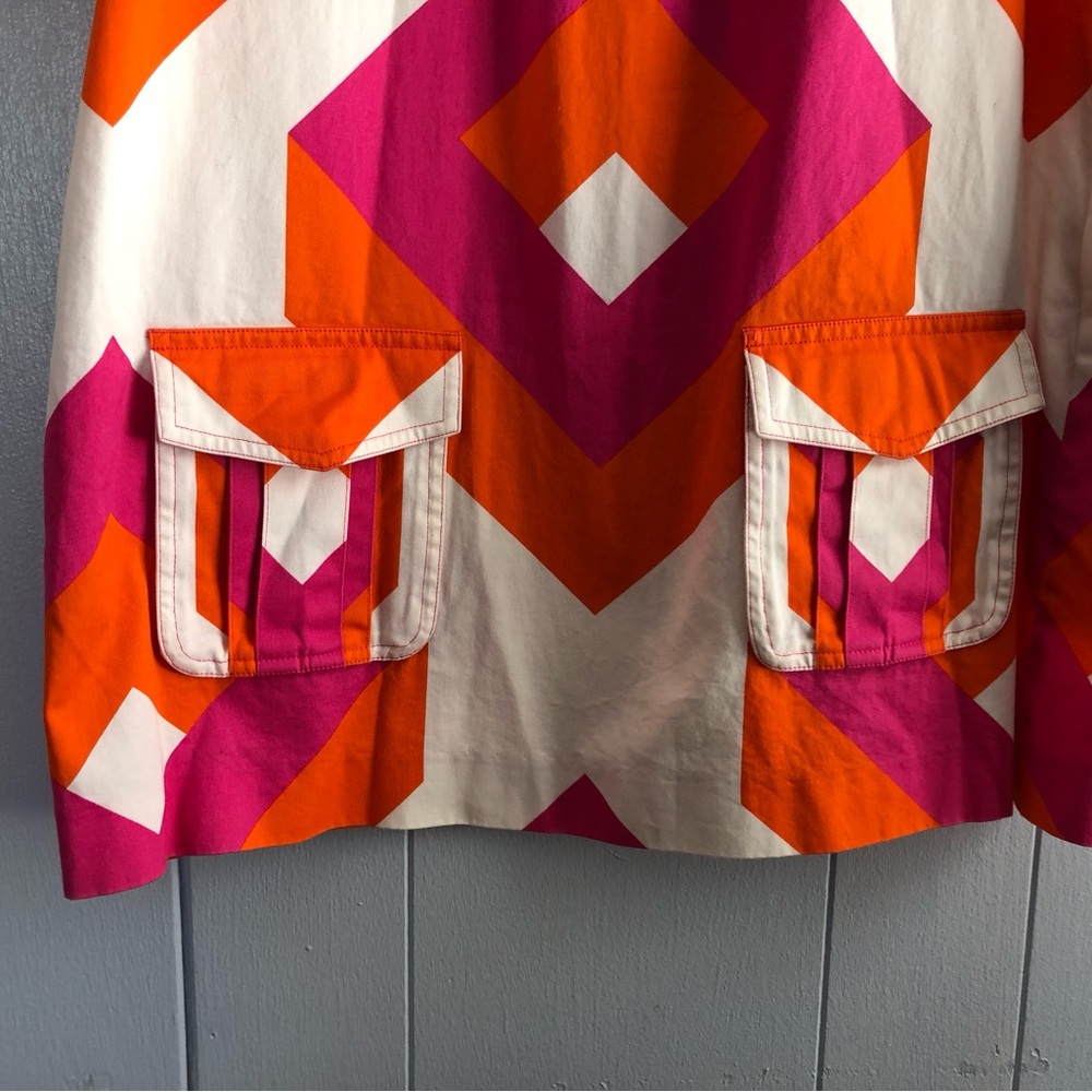 Diane Von Furstenberg Pink and Orange Dress - Picture 4 of 7